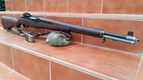 Se vende M1 Garand . Springfield armory. Calibre 30-06
año 1945. Cañon nuevo de arsenal. Maderas en perdfecto 00