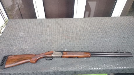 Saludos a todos los compañeros del foro.
Pues eso que vendo esta escopeta superpuesta monogatillo y expulsora 02