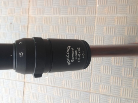 Rifle Remington 7400 calibre 30.06Spg con monturas y anillas Weaver y visor Norconia 1.5-6X42, precio 11