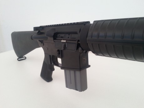 Hola, se vende AR15 Oberland del calibre 222 Rem.

-Cañón de 20 pulgadas pesado Lothar Walther.
-Paso 40