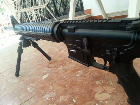 Hola, se vende AR15 Oberland del calibre 222 Rem.

-Cañón de 20 pulgadas pesado Lothar Walther.
-Paso 61