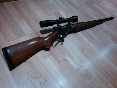 Vendo Marlin 444 modelo S,buen estado de maderas y de mecanismos, nunca me ha dado un fallo,la acción 01