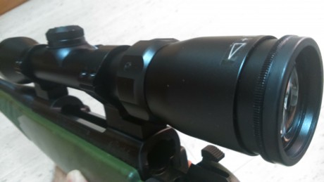 Vendo rifle weatherby vanguard calibre 30-06 con culata pintada en camuflaje boscoso digital, bases de 10