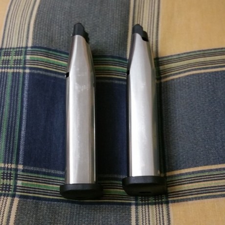 Buenas tardes.
Ofrezco para su venta dos cargadores SPS calibre .45, sin estrenar, el precio para su venta 01