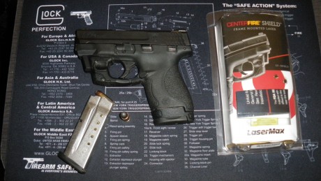 SE VENDE Pistola SMITH & WESSON mod. M&P9 Shield

- Calibre: 9mm.
- Capacidad: 7/8+1 disparos.
- 00