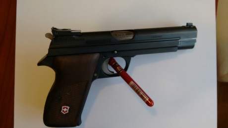 Buenos días,
Pongo a la venta mi Sig P-210-6 con cañón de 5".
Estado impecable.
Se incluye:
- 2 cargadores 20