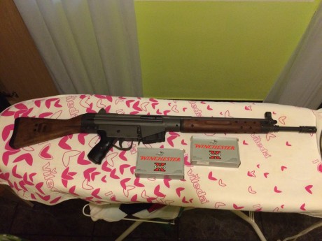Un compañero del club vende un Cetme C, cal.307w, con 4 cargadores de 20 cartuchos cada uno, el arma esta 01