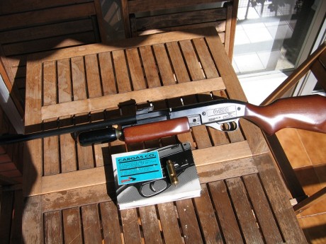 Buenos días.
Vendo carabina Gamo G1200 Magnum está en perfecto estado de tiro, la madera tiene algunos 02