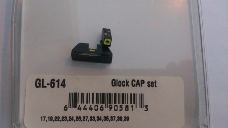 Buenas, 

      Vendo juego de miras para glock, para modelos 17,19,26,34 y varios más.
      

- Miras 01