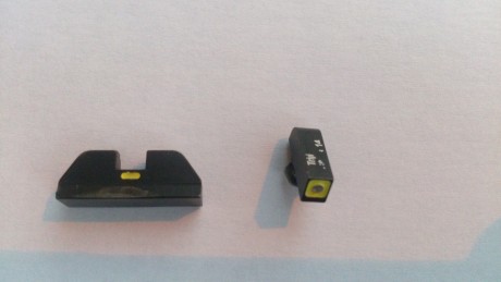 Buenas, 

      Vendo juego de miras para glock, para modelos 17,19,26,34 y varios más.
      

- Miras 00