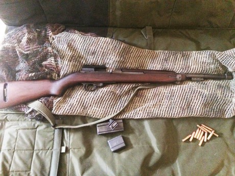 Por hacer sitio en el armero, vendo esta carabina .30 M1, fabricada en la división Inland de la General 00