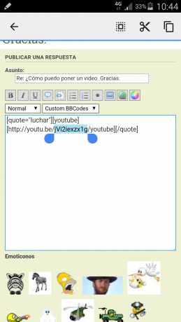 Hola a todos.
Necesito ayuda.
¿Cómo puedo poner un video hecho con un móvil?
 Muchas gracias a todos. 40