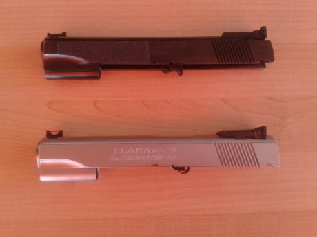 Vendo carro de 9mm de  llama Max II, 
es el carro cromado de la foto, lleva alza micrométrica regulable 00