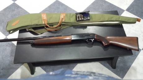 Vendo escopeta semiatomatica breda altair 12 con 5 polichoques intercambiables,funda de transporte.Tiene 01