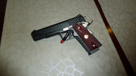 Vendo magnífica Para Ordnance SSP en cal 45 ACP. Es una pistola 1911 monohilera. Su estado estético es 00