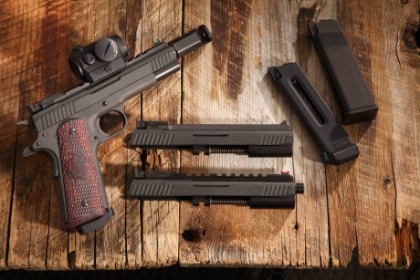 Hola a todos.
Me gustaría si alguien me pudiera dar información sobre esta conversión de la pistola STI 70