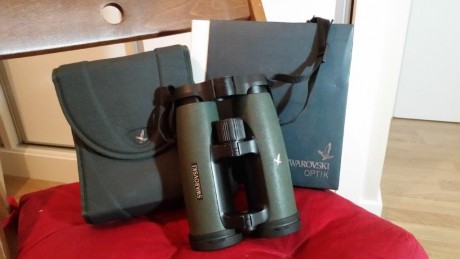 Buenos días, 
Vendo prismáticos Swarovski EL 8, 5x42 edición especial 60 aniversario, con su caja, tapas 40