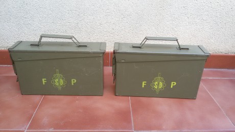 Caja metálica de munición, ideal para guardar tu munición o cualquier cosa, también para decorar, totalmente 02