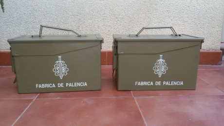 Caja metálica de munición, ideal para guardar tu munición o cualquier cosa, también para decorar, totalmente 12