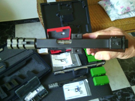 VENDIDA  pistola Walther GSP Expert con los dos calibres, su estado es impecable, con el convertidor del 10