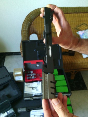 VENDIDA  pistola Walther GSP Expert con los dos calibres, su estado es impecable, con el convertidor del 22