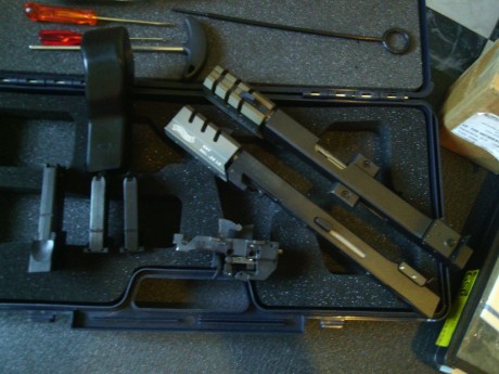 VENDIDA  pistola Walther GSP Expert con los dos calibres, su estado es impecable, con el convertidor del 41