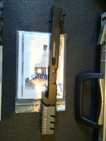 VENDIDA  pistola Walther GSP Expert con los dos calibres, su estado es impecable, con el convertidor del 40