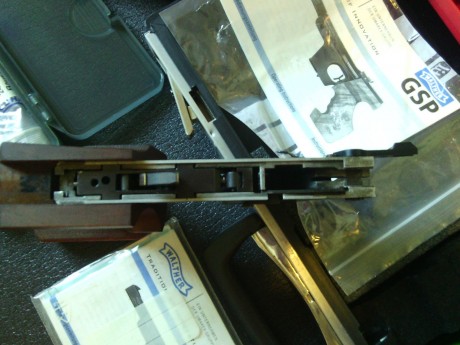 VENDIDA  pistola Walther GSP Expert con los dos calibres, su estado es impecable, con el convertidor del 50