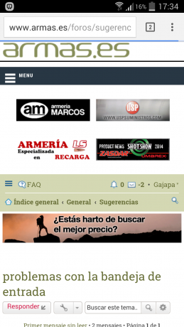 Hola buenos días a tod@s. Hoy al entrar en el foro me he percatado que en mi notificacion de mensajes 20