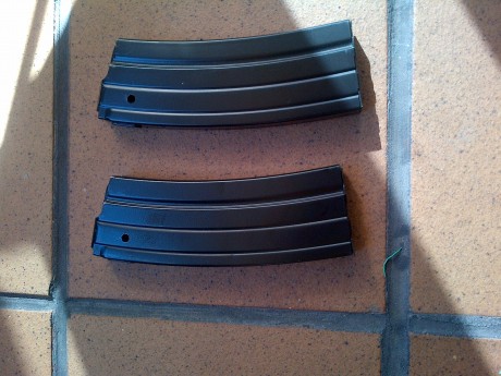 Vendo 2 cargadores para colección de ruger Mini-14 con capacidad para 30 tiros.

El precio es de 40€ por 01
