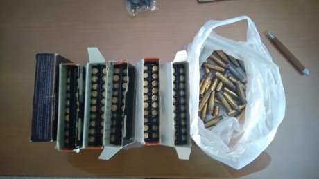 vendo 100 vainas de lapua match calibre 308 winchester con un solo disparo, y otras 47 vainas disparadas 00