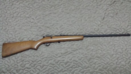 Buenos días.  Vendo esta preciosa carabina onena calibre 22lr monotiro. Es el modelo PM. La tengo desde 01