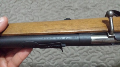 Buenos días.  Vendo esta preciosa carabina onena calibre 22lr monotiro. Es el modelo PM. La tengo desde 00