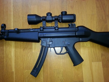 Vendo carabina GSG 22. El estado se puede apreciar en la fotos.
Incluyo Montura para visor, visor compacto 00