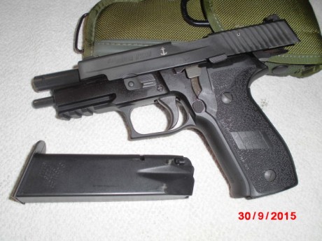 Hola a todos,
Hace poco que la adquirí, tenía en mente un arma de servicio moderna, con armazón no sintético 01