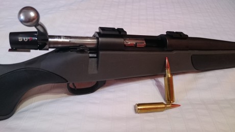 Buenas a todos, pongo en venta mi rifle de rececho o cambio.
Se trata de un weatherby vanguard S2 calibre 81
