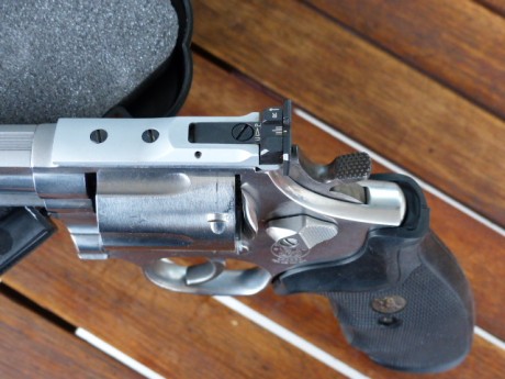 VENDO FANTÁSTICO REVOLVER SMITH & WESSON INOX MODELO 686 DE 4" 357/38 CON ALZA DE COMPETICIÓN, 01