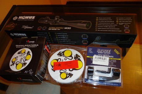   VENDIDO EL LOTE  

Todo está nuevo, sin estrenar, a excepción del visor que se utilizó un mes tirando 32