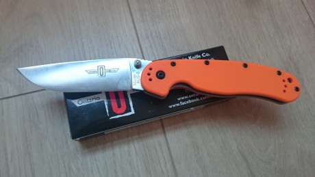Spyderco native 5 lightweight,  crkt m16-10kz, CDs sv4, ontario rat1 naranja 10