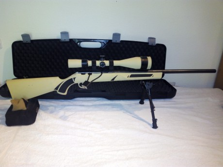 Buenos dias, pongo a la venta mi carabina MARLIN xt 22 vr, por no utilizar. Solo a disparado 200 cartuchos. 10