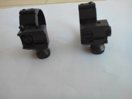 Vendo anillas apell de 30mm, para carril de 11mm, perfecto estado. Por 130€ 00