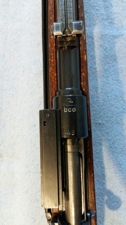 Hola a todos,

vendo o cambio K98, código bcd 43, con números coincidentes salvo cerrojo, número 3239, 12