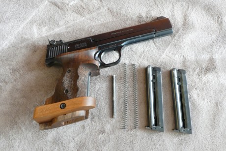 - Vendo S&W Mod. 41 Cal. 22 lr, en perfecto estado de funcionamiento.
- La causa de la venta es por 80