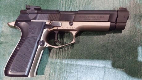 Hola a todos,

Vendo Llama 87, perfecta para precisión, alza regulable, cuatro cargadores y dos cañones, 01