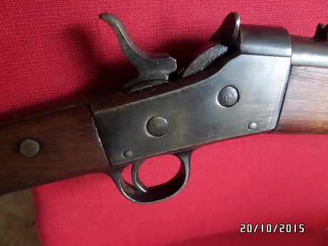 Carabina Española marca S.E.A.M. sistema Rolling Block, Cal. 44-40.
En buen estado,
Se encuentra en Toledo, 01