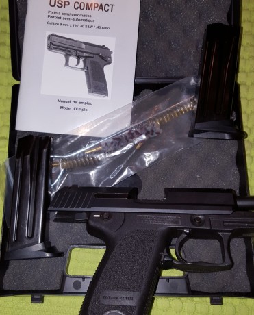Hola a toods,
Vendo Hk Usp Compact en perfecto estado y guiada en B.
He disparado poquisimo con ella.
La 02