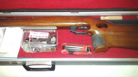 Buenas a todos:

Carabina Anschutz con cañón seleccionado Super Mach 54.

Cañón Seleccionado, Diopter, 00