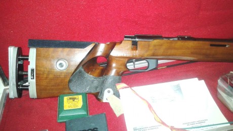 Buenas a todos:

Carabina Anschutz con cañón seleccionado Super Mach 54.

Cañón Seleccionado, Diopter, 11