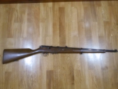 RARA y muy precisa carabina de 9 mm LARGO.
No es la destroyer tan habitual, es un modelo aun mas raro; 00