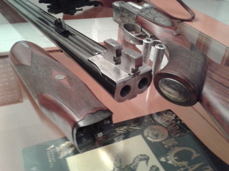 Vendo rifle Express EGO paralelo del 9, 3X74R en muy buen estado de pletinas largas, gatillo articulado, 02
